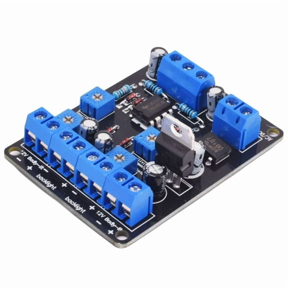 VU Level Audio Meter Driver Board DC12-18V Audio Level Meter Driver Board Module,1 * VU Level Audio Meter,Black