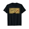 thumbnail image 1 of VU Meter Retro Grunge dB DJ Vintage Design Black T-Shirt, 1 of 5