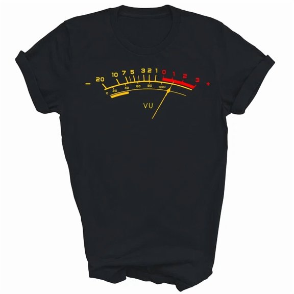 VU Meter Sound Level Studio Design T-shirt