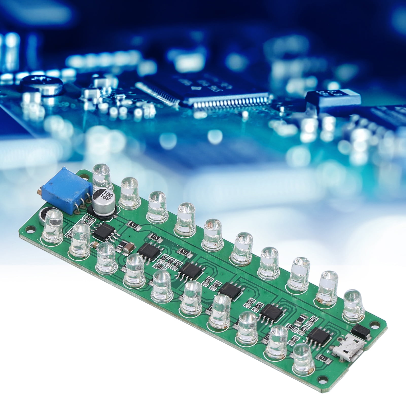 VU Meter,VU Meter Reverse Connection Voice Control Prevent Burning LED