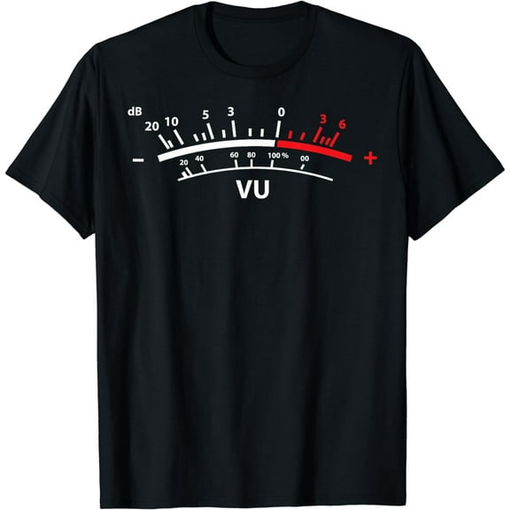 VU Meter dB DJ T-Shirt