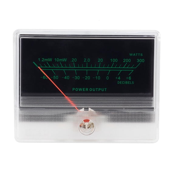 VU Meter for Home Improvement Recording Studio Home Audio VU Panel Meter Header Sensitive Easy to Install High-Precision