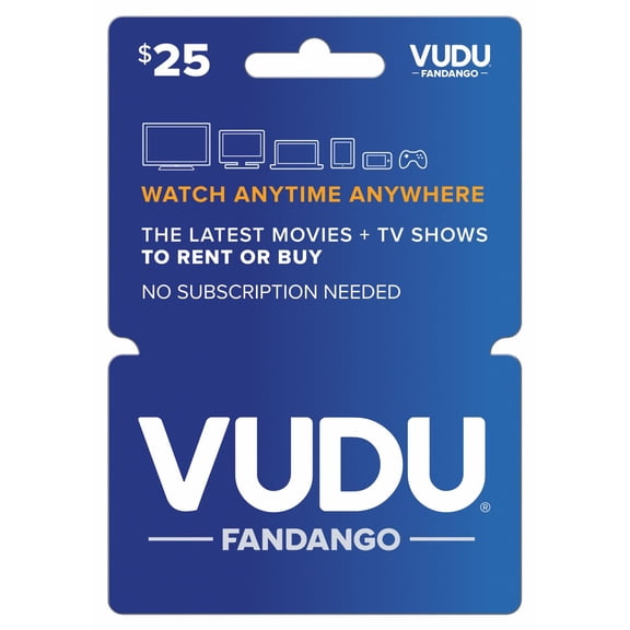 VUDU Tarjeta de Regalo, Libros, PelÃculas y Tarjetas de Regalo de Música