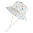 thumbnail image 1 of VUHXZWAF Baby Sun Hat Toddler Bucket Hat Summer Kids Beach Outdoor Adjustable Strap Cap Size 2-4 Years, 1 of 2