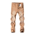 thumbnail image 1 of VUHXZWAF Boy's Skinny Jeans Ripped Distressed Stretch Slim Denim Pants Fashion Kids Clothes Size 11-12 Years, 1 of 3