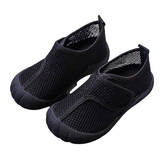 VUHXZWAF Boys Shoes Patchwork Toe Breathable Beach Shoes Outdoor Kids Lightweight Sneakers Size 9.5