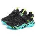 thumbnail image 1 of VUHXZWAF Boys Sneakers Kids Lightweight Breathable Lace Up Running Shoes Outdoor Activities Size 2, 1 of 4