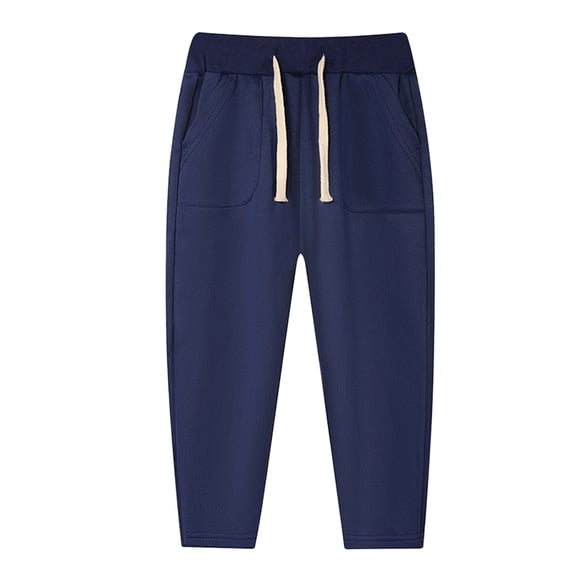 VUHXZWAF Boys' Sweatpants Elastic Waist Teens Athletic Pants with Pockets and Drawstring Size 7-8Years