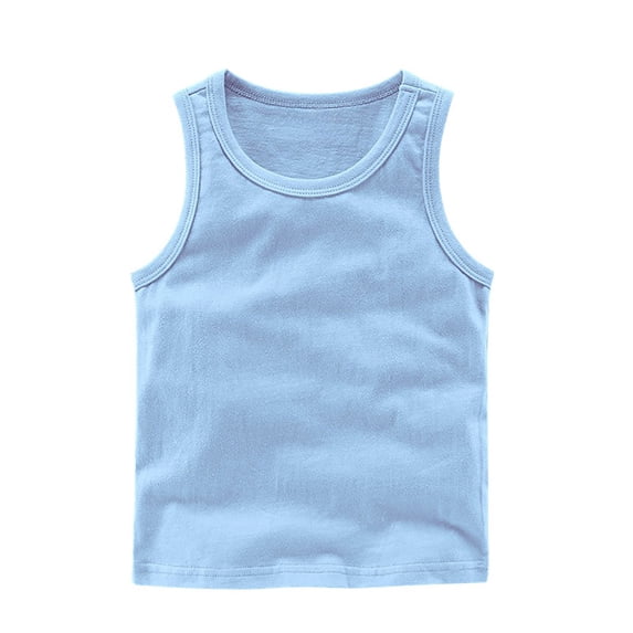 VUHXZWAF Boys Tank Tops Soft Sleeveless Shirt Casual Crewneck Loose Tees Summer Clothes Size 18-24 Months