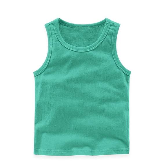 VUHXZWAF Boys Tank Tops Soft Sleeveless Shirt Casual Crewneck Loose Tees Summer Clothes Size 9-10 Years