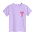 thumbnail image 1 of VUHXZWAF Girls Clothes Short Sleeve Shirt Cute Print Crew Neck T-Shirt Kids Trendy Clothes Size 13-14 Years, 1 of 4
