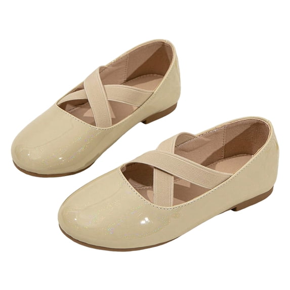 VUHXZWAF Girls Dress Shoes Toddler Flower Kids Ballet Flat Footwear School Wedding Party Shoes Size 11