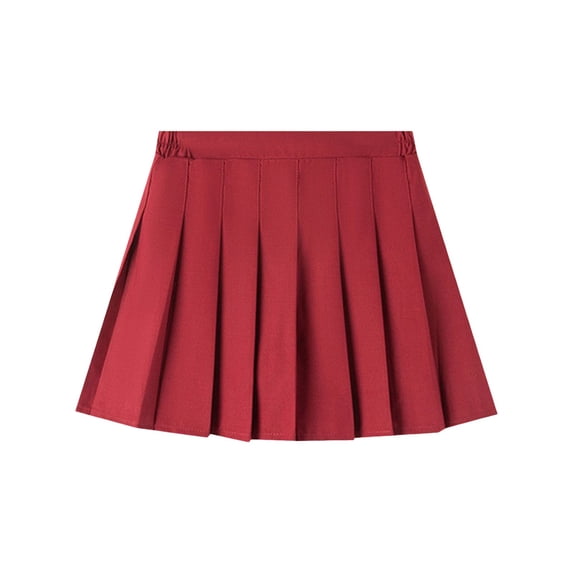 VUHXZWAF Girls Skirts School Casual Flare Stretch Waist Summer Dress Versatile Daily Wear Size 16-17 Years