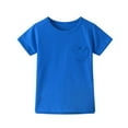 thumbnail image 1 of VUHXZWAF Girls Summer Tops Short Sleeve Crewneck T Shirts Casual Cotton Tee Everyday Wear Size 6-7 Years, 1 of 4