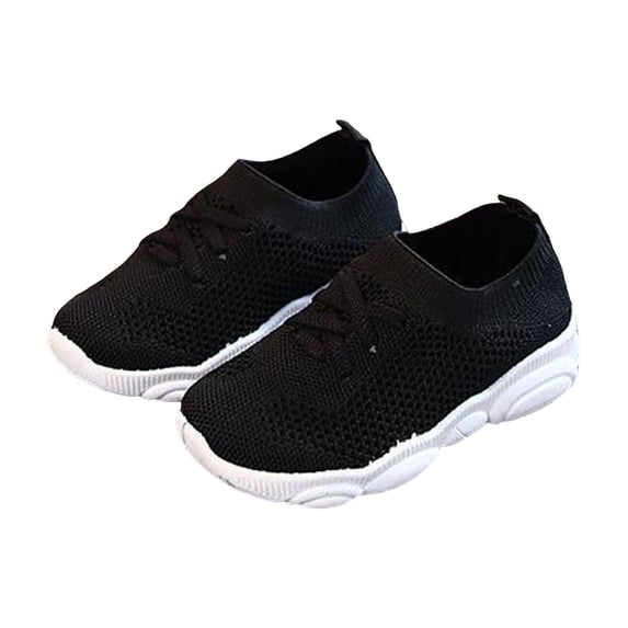 VUHXZWAF Sneakers for Boys Breathable Mesh Knitted Shoes Walking Footwear Outdoor Activities Size 10