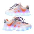 thumbnail image 1 of VUHXZWAF Toddler Sneakers Gradient Light Lace Up Soft Soles Boys Shoes Running Footwear Size 11.5, 1 of 4