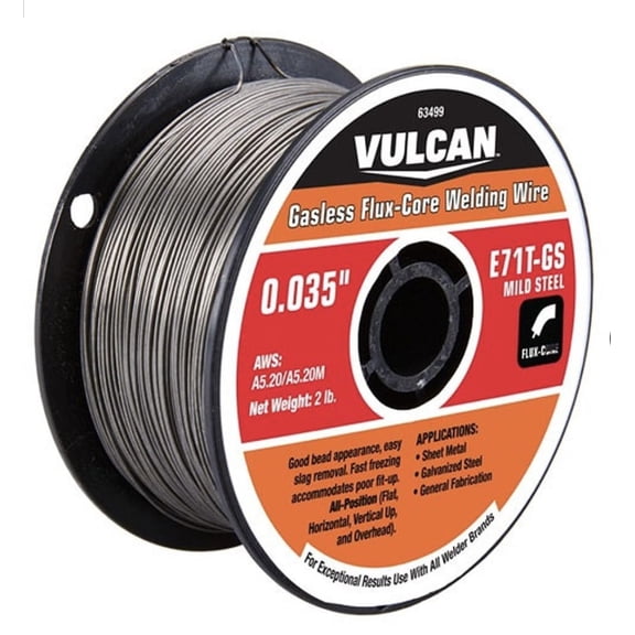VULCAN 0.035 in. E71T-GS Flux Core Welding Wire, 2 lb. Roll