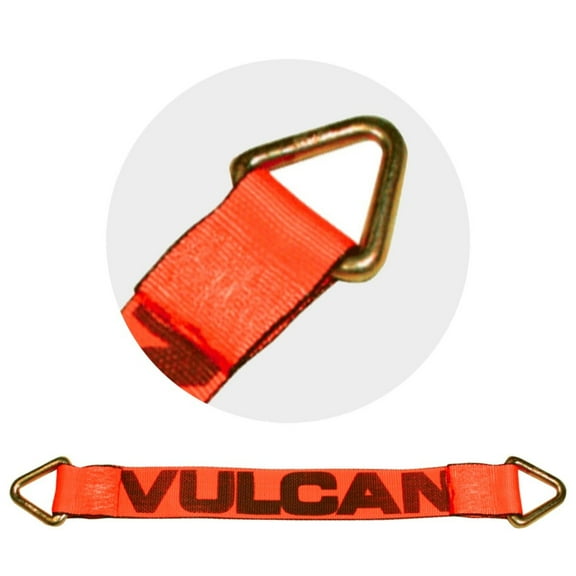 VULCAN Car Tie Down Axle Strap - 3 inch x 30 inch - PROSeries - 5000 Lbs SWL