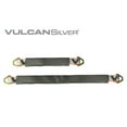 thumbnail image 1 of VULCAN Car Tie Down Axle Strap with Wear Pad - 3-Ply Stiff - 2 Inch x 36 Inch - Silver Series - 3,300 Pound Safe Working Load, 1 of 1