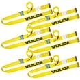 thumbnail image 1 of VULCAN Logistic Strap For E Track, Cam Buckle - 12 Foot, 6 Pack - Classic Yellow - 833 Pound Safe Working Load, 1 of 8