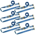 thumbnail image 1 of VULCAN Logistic Strap For E Track - Ratchet Style - 20 foot - 6 Pack - Blue - 1333 Lbs SWL, 1 of 3