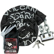 VULCAN Security Chain and Lock Kit, 5/16 inch x 9 foot Chain (+/- 1.5 inches