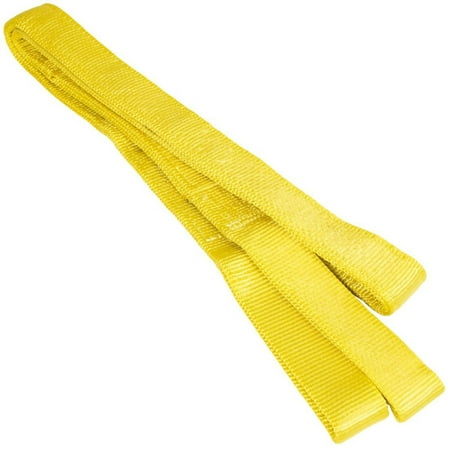 VULCAN Sling, 1-Ply, Eye and Eye, Polyester, 2 inch x 10 foot, SWL of 3200 Lbs (V), 2500 Lbs (C), 6400 Lbs (B)