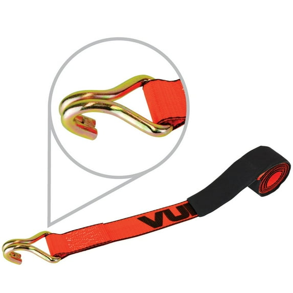 VULCAN Wheel Dolly Tire Harness - Double Wire J-Hook - 84 inch - PROSeries - 3300 Lbs SWL