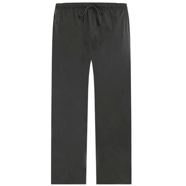 VULCANODON Mens Cotton Pajama Pants, Soft Lightweight Sleep Pj Bottoms Lounge Pant with Pockets(Dark Grey Mel,L)