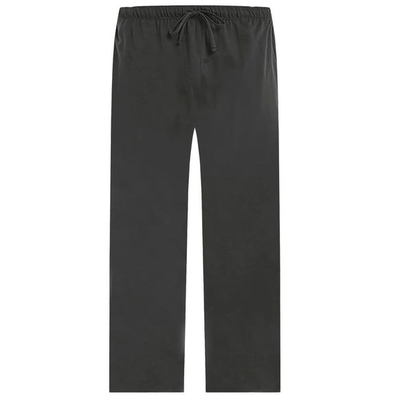 VULCANODON Mens Cotton Pajama Pants, Soft Lightweight Sleep Pj Bottoms Lounge Pant with Pockets(Dark Grey Mel,S)