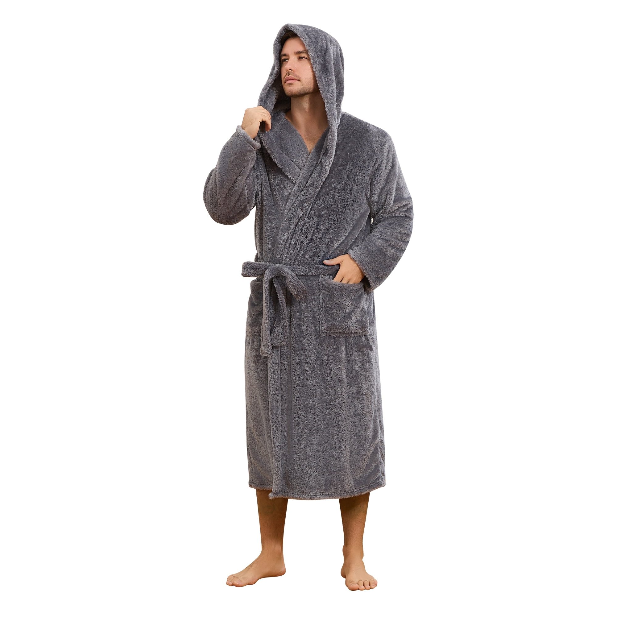Soft Plush Men's Wrap Robe main image 1