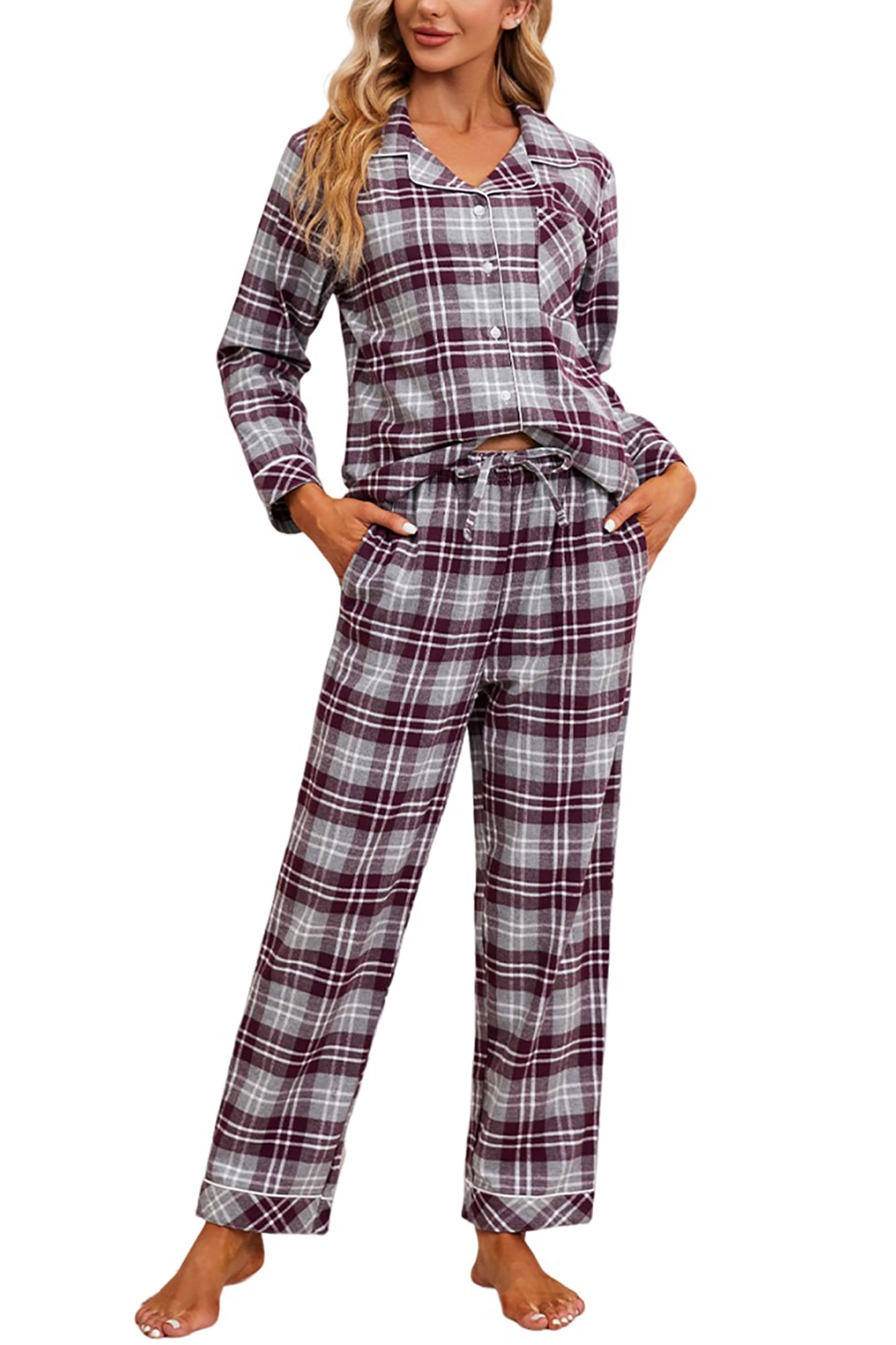 Women's Pajamas Sets Sleepwear, Home Flannel