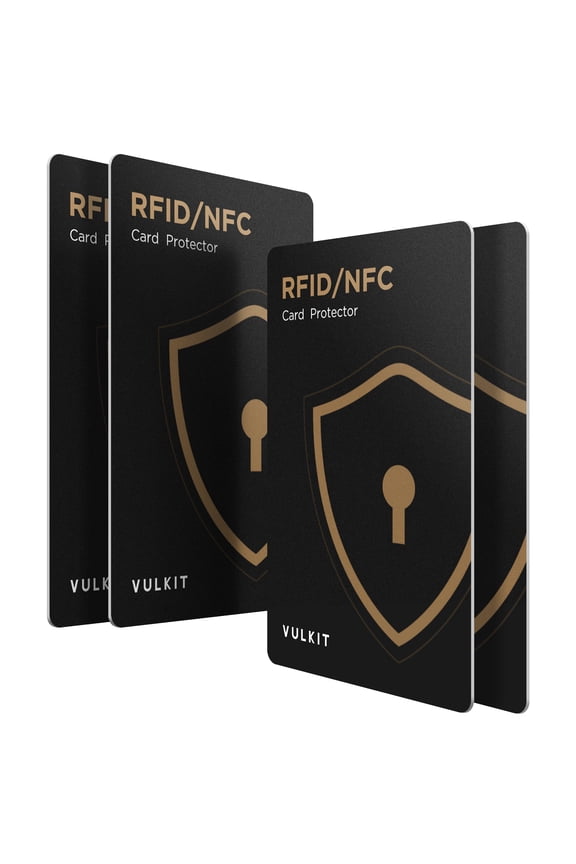 RFID Blocking Cards for Wallet & Passport Holder, Credit Card Signal Blocker, 2 Pack / 4 Pack - VCP100