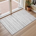 thumbnail image 1 of VUNATE 2' x 3' Washable Door Mat, Soft Moroccan Geometric Boho Rug, Non-Slip Indoor Entryway Mat for Bedroom, Kitchen & Bathroom, Gray, 1 of 5