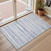 VUNATE 2'x3' Door Mat Entry Rug Machine Washable Rugs Boho Moroccan Area Rug Soft Neutral Geometric Bohemian Carpet Dist