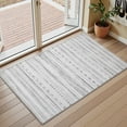 thumbnail image 1 of VUNATE 2'x3' Door Mat Entry Rug Machine Washable Rugs Boho Moroccan Area Rug Soft Neutral Geometric Bohemian Carpet Distressed Indoor Rugs for Bedroom Entryway Kitchen Bathroom Nonslip Rug Gray, 1 of 5