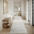 thumbnail image 1 of VUNATE 2'x8' Boho Runner Rug Machine Washable Rug Modern Moroccan Soft Carpet Neutral Geometric Distressed Non-Slip Rubber Backing Hallway Runner Rug for Kitchen Entryway Bedroom Laundry Colorful, 1 of 6