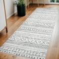 thumbnail image 1 of VUNATE 2'x8' Machine Washable Runner Rug, Non Slip Boho Rugs for Bedroom Living Room, Entryway, Kitchen & Hallway, Black, 1 of 5