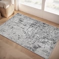 thumbnail image 1 of VUNATE 2'x3' Area Rugs Door Mat Washable Rugs Modern Abstract Entry Rug Neutral Indoor Doormat Soft Carpet for Entryway Kitchen Laundry Room Bathroom Rugs Modern Home Decor Gray, 1 of 6