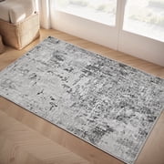 VUNATE 2'x3' Area Rugs Door Mat Washable Rugs Modern Abstract Entry Rug Neutral Indoor Doormat Soft Carpet for Entryway 