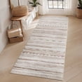 thumbnail image 1 of VUNATE 3'x10' Area Rugs for Living Room Washable Rugs Boho Moroccan Area Rug Soft Neutral Geometric Bohemian Carpet Distressed Indoor Rug for Bedroom Dining Room Office Foldable Nonslip Rug Brown, 1 of 5
