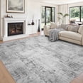 thumbnail image 1 of VUNATE 5'x7' Area Rugs for Living Room Soft Abstract Washable Rug Modern Non-Slip Aesthetic Rugs Neutral Low Pile Carpet Ideal for High Traffic Areas in Bedroom Dining Room Playroom Gray, 1 of 5