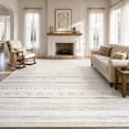 thumbnail image 1 of VUNATE 5'x7' Area Rugs for Living Room Washable Rugs Boho Moroccan Area Rug Soft Neutral Geometric Bohemian Carpet Distressed Indoor Rug for Bedroom Dining Room Office Foldable Nonslip Rug Coffee, 1 of 7