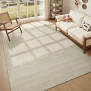 VUNATE 5'x7' Area Rugs for Living Room Washable Rugs Boho Moroccan Area Rug Soft Neutral Geometric Bohemian Carpet Distressed Indoor Rug for Bedroom Dining Room
