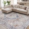 thumbnail image 1 of VUNATE 6'x9' Area Rugs for Living Room Washable Rugs Floral Vintage Area Rug Boho Indoor Carpet Soft Rugs for Bedroom Office Dining Room Kitchen Accent Rug Contemporary Home Decor Rustred, 1 of 7