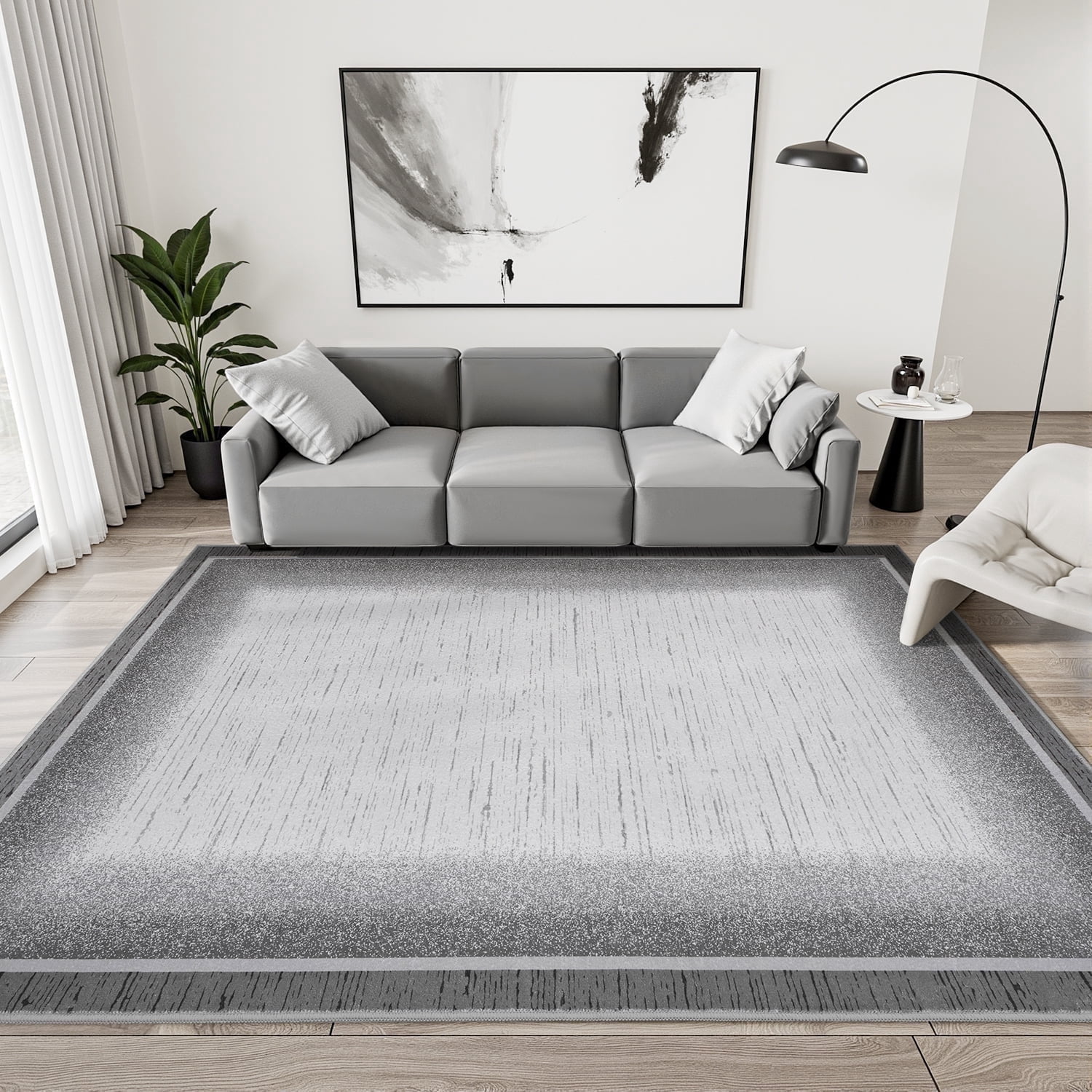 VUNATE 8'x10' Area Rug for Living Room Boho Soft Washable Rug Non-Slip ...