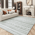 thumbnail image 1 of VUNATE 8'x10' Rugs for Living Room Washable Rugs Boho Moroccan Large Area Rug Soft Neutral Geometric Bohemian Carpet Distressed Indoor Rug for Bedroom Dining Room Office Nonslip Rug Sage Green, 1 of 7