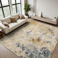 thumbnail image 1 of VUNATE 8'x10' Rugs for Living Room Washable Rugs Modern Abstract Area Rug Neutral Indoor Carpet Soft Rugs for Bedroom Office Dining Room Kitchen Laundry Room Accent Rug Modern Home Decor Gold, 1 of 7