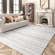 VUNATE 9'x12' Area Rugs for Living Room Washable Rugs Boho Moroccan Area Rug Soft Neutral Geometric Bohemian Carpet Dist