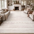 thumbnail image 1 of VUNATE 8'x10' Rugs for Living Room Washable Rugs Boho Moroccan Large Area Rug Soft Neutral Geometric Bohemian Carpet Distressed Indoor Rug for Bedroom Dining Room Office Foldable Nonslip Rug Pink, 1 of 7